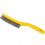 View: 9B48 Stainless Steel Wire Brush, Long Plastic Handle 